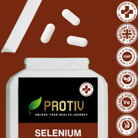 Protiv Selenium ACE 365 Tablets - Daily Supplement with Vitamins A, C & E - Antioxidant Immune Support - UK Manufactured to GMP Standards