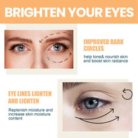 Vitamin C Eye Cream Stick,Brighten Vitamin C Eye Balm,Moisturised Glow Eye Care Stick,Anti Wrinkle Eye Cream Stick for Puffy Eyes,Cooling & Hydrating Eye Cream Moisturizer Stick,Eye Cream Anti Aging