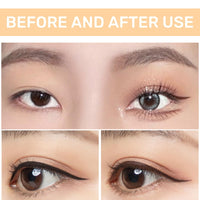 Xunzhi Eyeliner Pencil Waterproof,Plum Eyeliner Waterproof,Dark Brown Waterproo/f Eyel/iner Penci/l,24H Waterproo/f Eyeline/r Duo Sharpenable Eye Penci/l,Long-Lasting No Smudging Fading Smooth,Brown