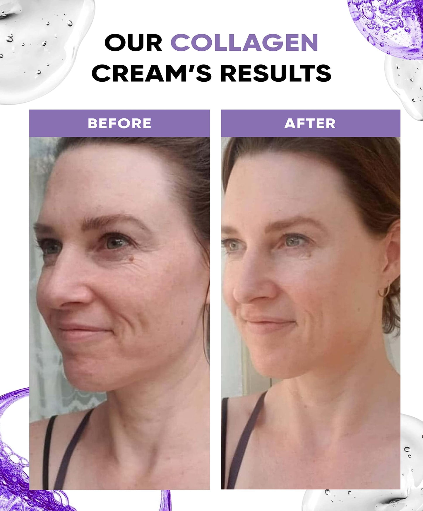 PERFECT LOOK LONDON Perfect Look London Collagen Specialist, Night Face Cream with Collagen Marine, Peptide, Retinol, Hyaluronic Acid and Vitamin B5, Firm and Tone, Anti Wrinkle Cream 50ml