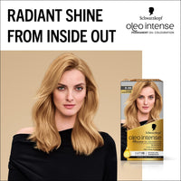 Schwarzkopf Oleo Intense Permanent Oil Colour 8-86 Golden Dark Blonde Hair Dye, 100% Grey Coverage, Conditioner with HaptIQ System, Long-Lasting Colour, Ammonia Free Hair Dye