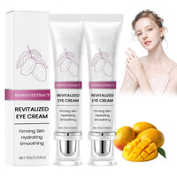 GMHLLES Mango Revitalize Eye Cream,Mango Activating And Firming Eyecream Ffirming Eyelift Serum Moisturizing Wrinkles Eyecreams Repair Dark Circles and Eye Bags (2PCS )