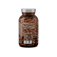 CLAV Psyllium Husks Capsules - 2200mg Soluble Fibre Supplement per Serving - Colon Complex with Fennel, Caraway Extract & Calcium - 120 Vegan Capsules - Made in Germany