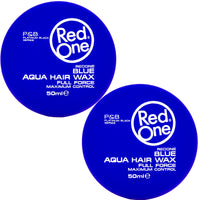 Redone Hair Styling Aqua Hair Wax Blue 3 x 50 ml | Firm Hold | Hair Wax | Ultra Hold | Men & Women Hair Wax | Bubblegum Scent | Maximum Control 3 PCS