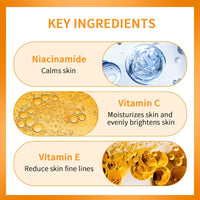 Tinted Sunscreen For Face, Face Sunscreen SPF 40, Vitamin C Facial Sunscreen, UV Protection for All Skin Type, SPF Face Moisturiser with Vitamin C, Long Lasting Broad Spectrum Protection