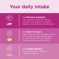 healthspan Healthspan Brain Synergex | 28 Day Supply | Brain Health Supplements | Ginkgo Biloba, Neuro-Vitamin Complex, Opti-Omega 3 & Phospholipid Complex
