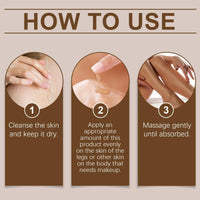 SingHao Leg Makeup Lotion,Body Full Coverage Foundation,Leg Concealer Cream,L/eg Mak/eup Waterproof No Transfer,Le/g Ve/in Cover Up Make/up,Body Scar Tat/too Cover Up Makeup,Concealer Stick,Mak/eup Conce/aler