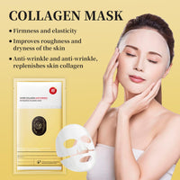 Xumann Biodance Collagen Mask Overnight, Brightening Bio Collagen Face Mask, Moristurizing Anti Wrinkle Face Mask Set with 2PCS Eye Mask