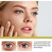 SingHao Snail Peptide Eye Cream Stick,Anti-Aging E/ye C/ream for Puffiness,Collagen Anti Wrinkle Ey/e Balm S/tick,Ey/e Serum Stick for Eye Bags,Under Ey/e Cream,Anti Wrinkle E/ye Cream,Eye Bag Balm for Woman