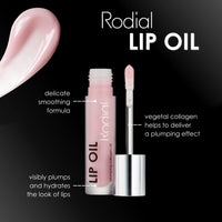 Rodial Plumping Collagen Lip Oil 4ml, Vegan Collagen-Infused Lip Oil with Macadamia and Jojoba Oil, Deep Hydration for Fuller-Looking Pout, Ultra-Nourishing Formula for Supple and Silky Lips