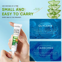 Aloe Vera Hydrating Eye Cream - 98% Natural Moisturizer for Brightening, Under Eye Tightening & Dark Circle Care | Vegan, Sensitive Skin-Friendly