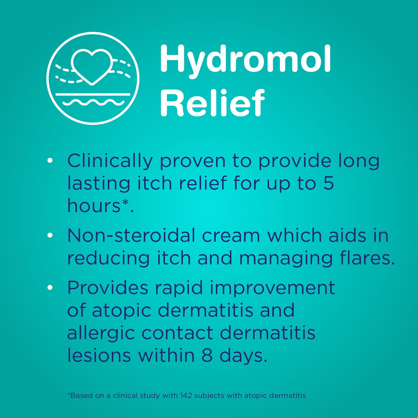 Hydromol Relief Cream, 100 ml, Eczema Cream for Adults and Children, Used to Treat Mild to Moderate Atopic Dermatitis