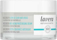 lavera Moisturising Cream Q10 - Reduces Wrinkles - Moisturising - Anti-Ageing Day Cream - Organic - Vegan - Certified Natural Cosmetics - Natural - Face Cream - Pack of 1-50 ml