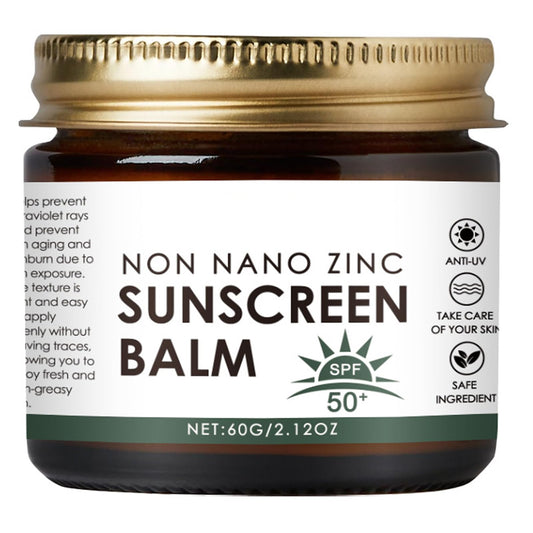 Natural Sunscreen, Zinc Oxide Cream, Tallow Sunscreen, Natural Tallow Sun Cream for Face & Body, SPF50 Suncream, UVA/UVB Protection - Lightweight Sun Balm, Deeply Moisturizing for Face & Body