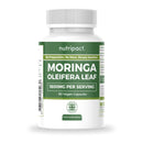 Nutripact Moringa Oleifera Capsules - 1800mg per Serving - Pure Moringa Powder Supplement (not Tablets) - 90 Vegan Caps - High Strength Moringa