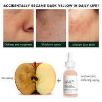 MrCuvaryas 10% Lactic Acid Serum With Hyaluronic Acid Serum For Face, 3 In 1 Combine Vitamin C Serum For Face, Face Serum For Shrink Pores, Hydrated, Even Skin Tone, Antioxidation, Oil Control
