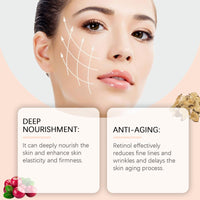 Fankayi Retinol Night Cream with Hyaluronic Acid & Collagen,Hydrating Face Moisturiser for Improved Skin Texture,Skin Tightening Face Cream for Women & Men,Deep Wrinkle Filler,Night Moisturiser,Face Cream