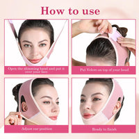 Bettinay double chin Lift Mask with 2 Gel Mask, Reusable V Line Face Lifting Chin Strap for Women Men