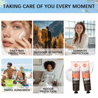 TBeautfave 2PCS Beef Tallow Sun Screen SPF 30, Natural Mineral Sunscreen SPF 30 - Natural Tallow & Zinc Oxide, Organic Sunscreen for Face & Body, Moisturizing Hydrating, No Sticky, Lightweight, 2PCS*80g