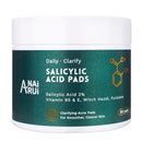 ANAiRUi Salicylic Acid Pads, Exfoliating Face Pads with Witch Hazel, Vitamins B5 & E, Resurfacing Facial Pads for Cleansing Breakouts & Blackheads, Acne & Blemishes, 80 Pads