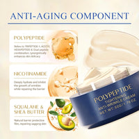 Polypeptide Tightening Anti Wrinkle Face Cream for Women, Skin Tightening Cream for Face, Peptide Day and Night Cream for Women Anti Aging Face Cream, Firming & Moisturizing, 1.76 Oz