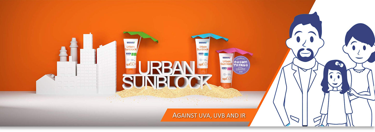 Novaclear Face Cream with SPF 50+ for Sensitive Skin, Cream with Sunscreen 40 ml by Equalan Pharma.