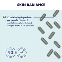 HIGHER NATURE Higher Nature - Æterna Gold Collagen Beauty Capsules - 10 Skin Loving Ingredients - Hydrolysed Marine Collagen - Vitamin C - Responsibly Sourced - 90 Capsules
