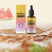WujialingMM Sunless Tanning Drops, 2pc 60ml Self-Tanning Nourishing Tan Enhancer Drops | Promotes Natural Skin Tone, Nourishing And Moisturizing