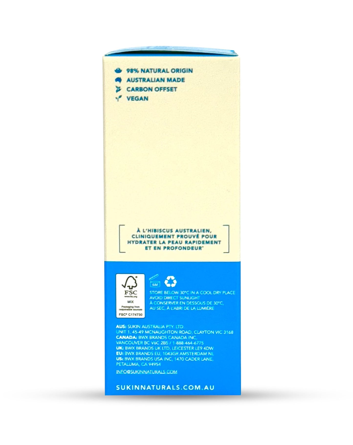 Sukin - Natural Actives Hydrating Serum - Natural Face Serum with Polyglutamic and Hyaluronic Acid - Skin Care, Face Care, Hydrating Serum, Hyaluronic Acid Serum, Sukin Serum - 25ml
