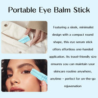 Hydrating Eye Balm Cool Stick for Dark Circles, Puffiness & Wrinkles, Cooling Multi Balm for Face, Eye, and Lip, Moisturizing Balm Stick for Tired Skin, Reduces Eye Bags, Portable Eye Care Balm, 7g