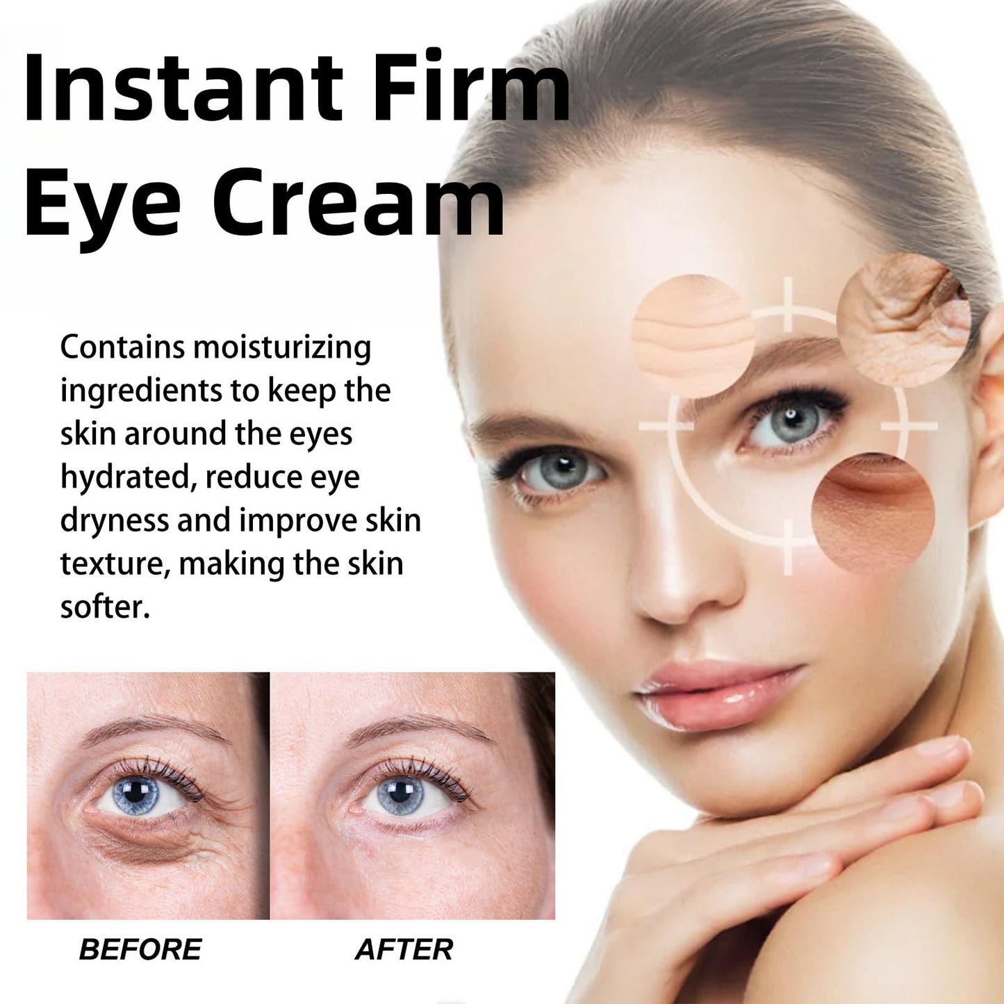 Instant Firm Temporary Eye Tightener,Eye Cream,Instant Firm Ey-e Cream,Tightening Ey-e Cre-am Anti Aging,Instant Fir-m E-ye Tightener,Fir-ming E-ye Cre-am,Instant Wrinkle Remover