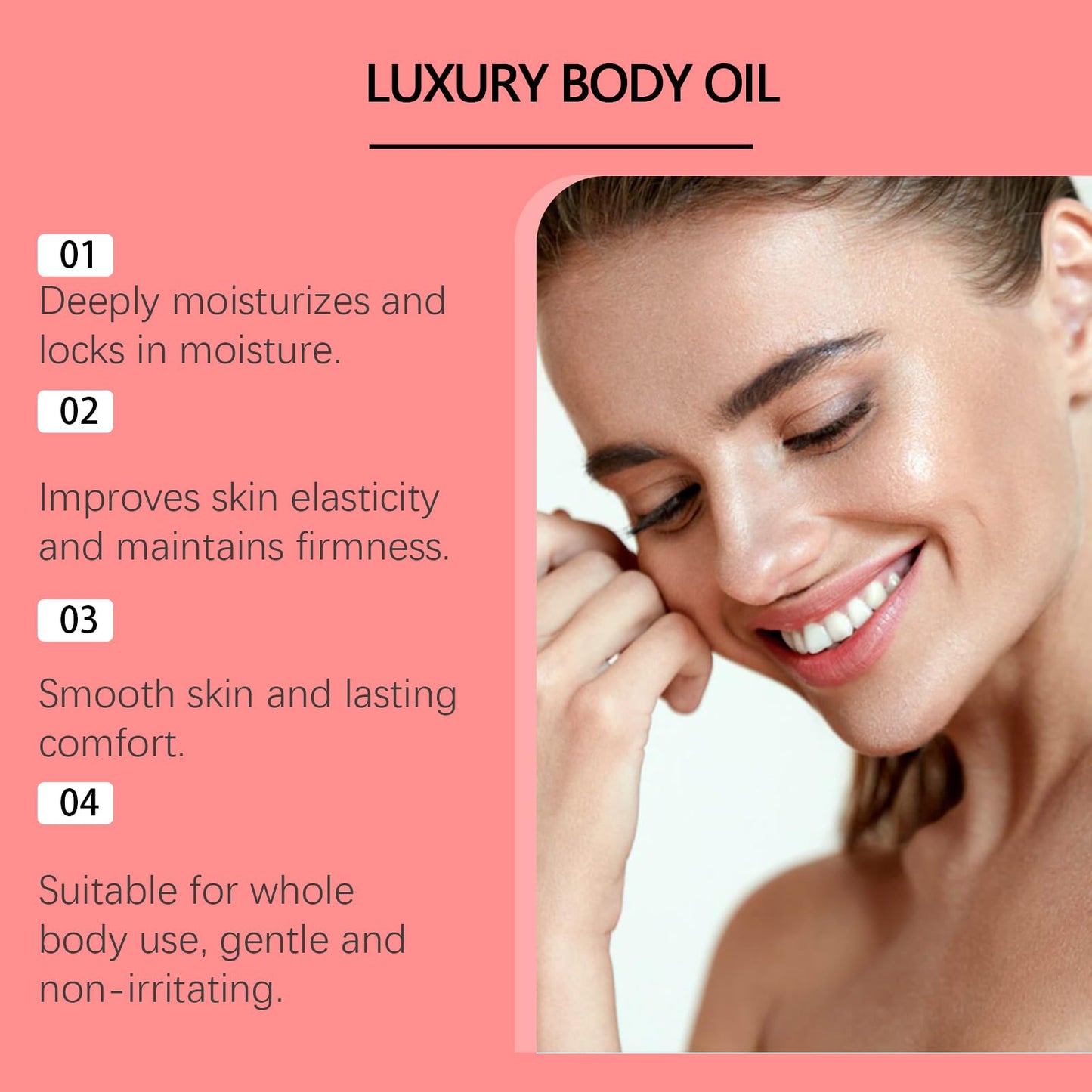 Wenchrisdt Magic Body Oil,Skin Tightening Oil for Women,Firming Body Lotion to Reduce Finelines,Plumping Moisturizing Body Firm-ing O-il for Smooth,Radiant Skin 
