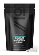 ALPHA01 Calcium Magnesium Zinc & Vitamin D3 Tablets - 3 Months Supply, 90 Vegetarian Capsules - 3rd Party Lab Tested for Purity & Potency, No Additives — Non-GMO, Gluten Free.
