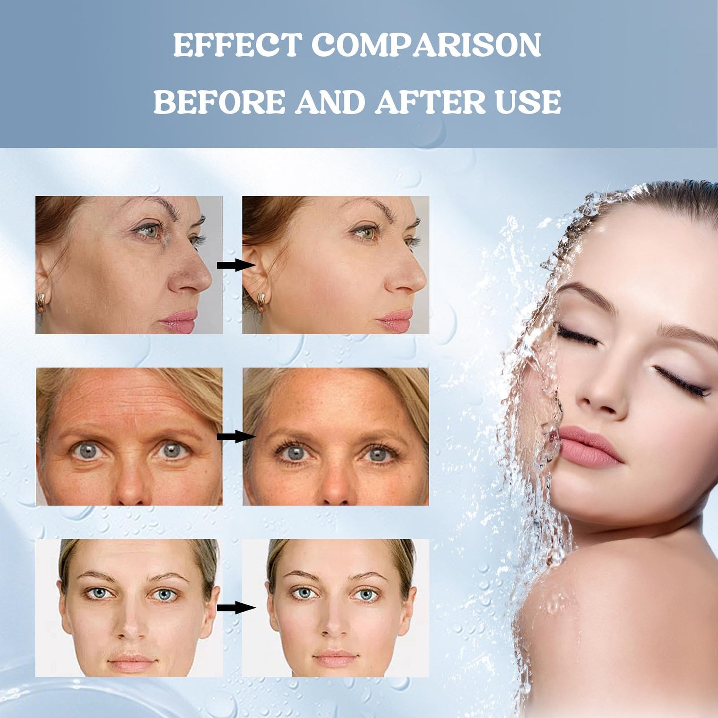 RuverLand Bio Collagen Face Mask 8 PCS, Collagen Real Deep Overnight Masks, Deep Hydration, Reduce Wrinkles, Elasticity Improvement, Night Treatment for Youthful Skin