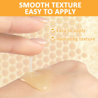 GMHLLES Honey Tearing Mask, Peel off Mask with Natural Propolis, Skin Clean Pores Shrink, Hydrating and Moisturizing, Reduces Fine Lines & Wrinkles(50g 2PCS)