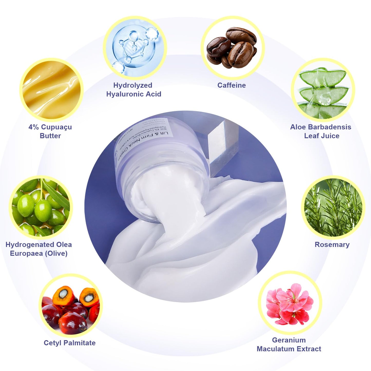 Generic Lift & Firm Neck Cream - Anti-Aging Neck Cream for Tightening and Wrinkles for Neck Lift