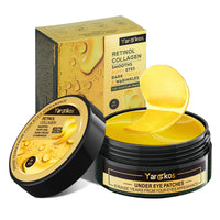 Mifeloy 60 Pcs 24K Gold Under Eye Patches, 30 Pairs Women Undereye Mask for Puffy Eyes Dark Circles Treatment, Beauty Skin Care Products, Men Collagen Gel Pads Hydrating for Eye Bags Puffiness Wrinkle