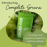 Proto-Col Proto-col | Complete Greens Capsules - 14 Superfoods and Adaptogens Including Ashwagandha & Spirulina | Vegan & Gluten-Free | Advanced Formula | UK Made | 150 Capsules