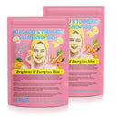 VCTSOF Kojic Acid And Turmeric Pads, 80PCS Resurfacing Pads For Face & Body, Turmeric And Kojic Acid Cleansing Pads, Exfoliating Cleansing Pads, Facial Sponges For Cleansing