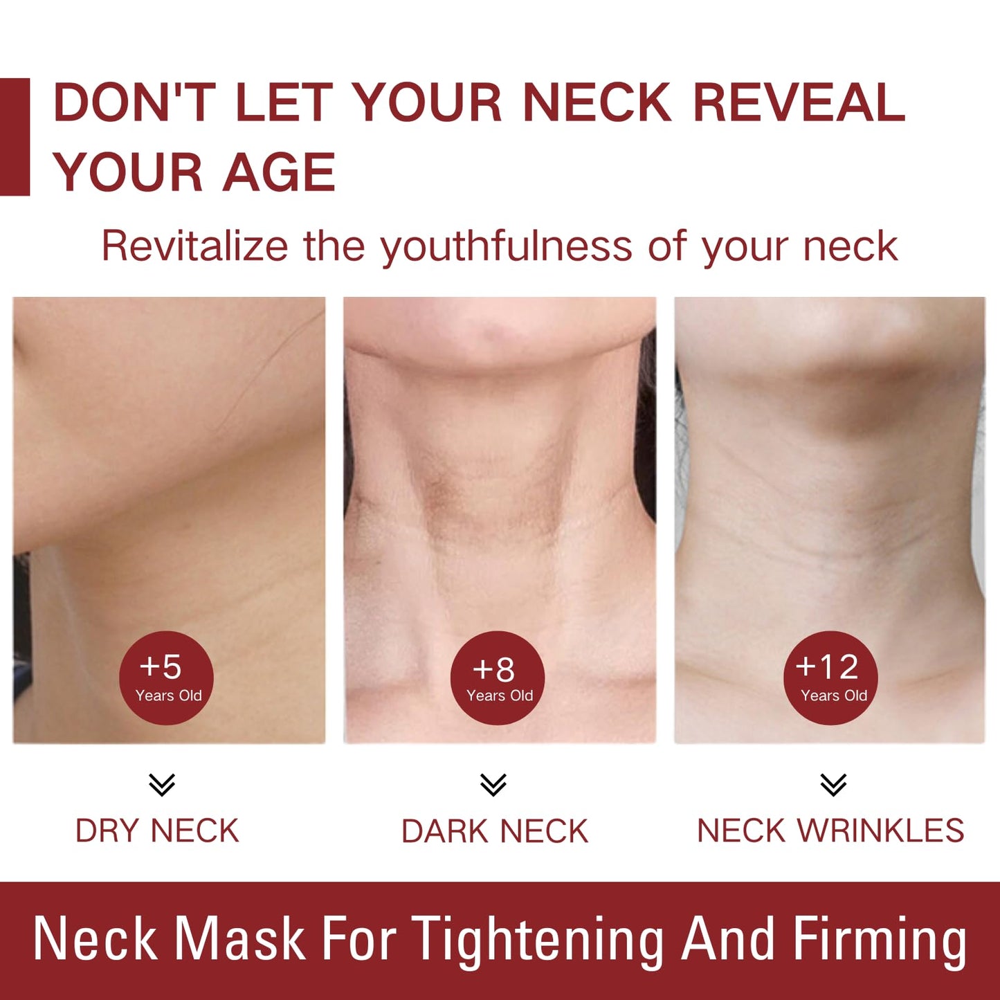 Trendyfave Ah-8 Firming Neck Cream, Ah-8 Neck Firming Cream With Roller, Tighten Sagging Skin, Reduce Wrinkles & Double Chin, Anti-Aging Neck Lotion, Non-Greasy Formula For neck & Face, 100g