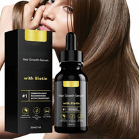 Ruojiar 30ml Men and Women Hair Growth Serum,Hair Growth Oil with 5% Biotin,Wild Hair Gro/wth Oil,Hair Regrowth Treatment,H/air Serum for Hairgrowth with Biotin,Thicken and Strengthen for Ha/ir Regrowth