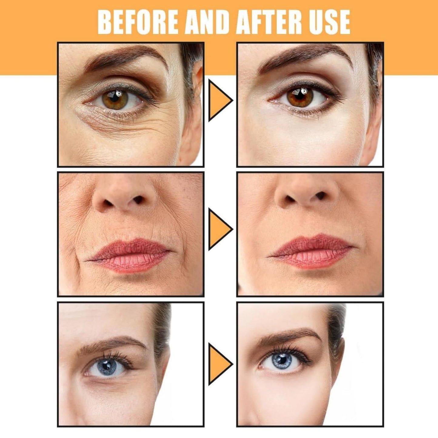 Yoowan Vitamin C Face Serum Stick,Vitamin C Eye Cream,Eye Balm Stick,Brightening & Hydrating Serum For Face & Body,Facial Serum Balm Stick For Fine Lines & Wrinkles,Lightweight Light For Smooth Skin