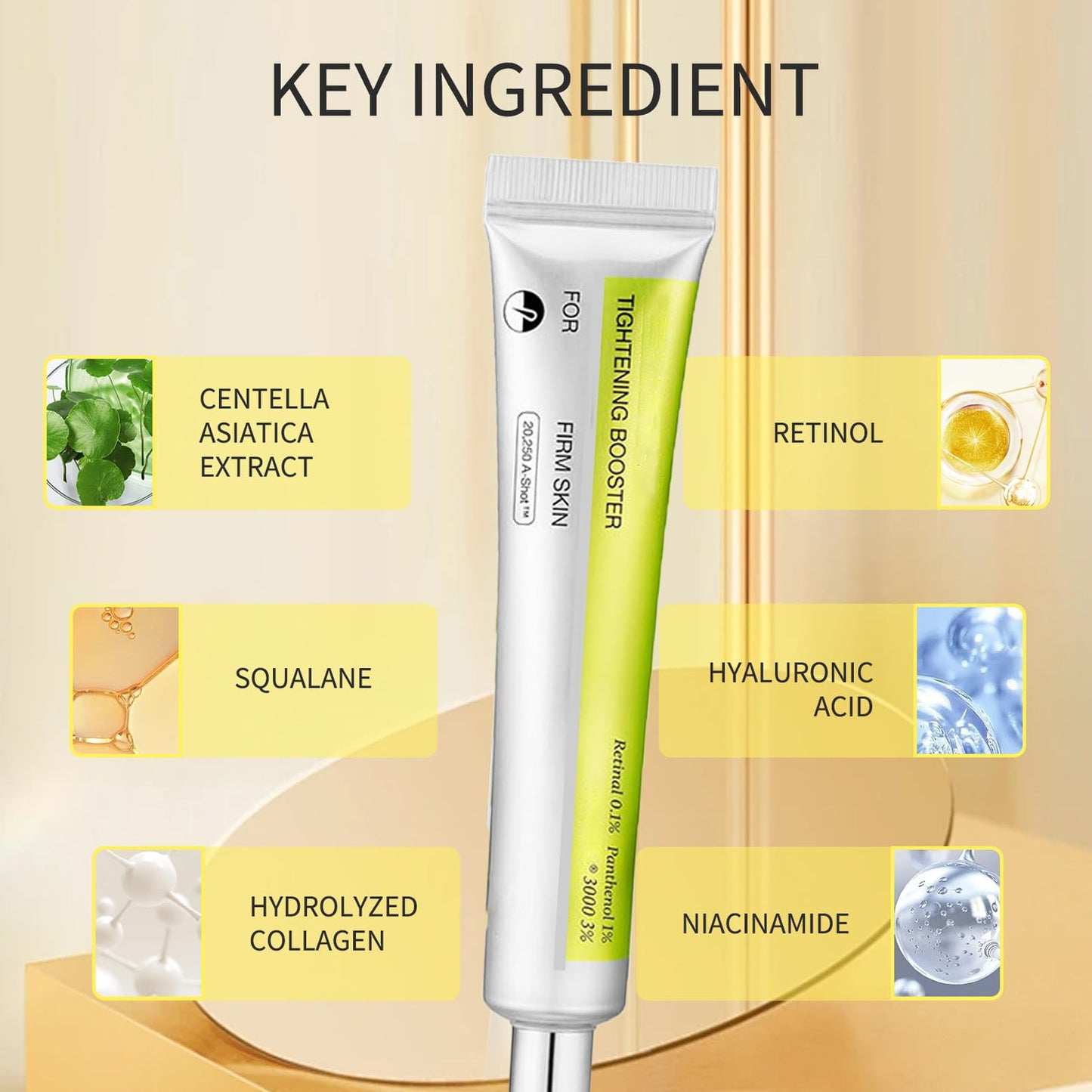 Retinol Eye Cream,Under Eye Cream for Dark Circle & Fine Lines,Hydrating