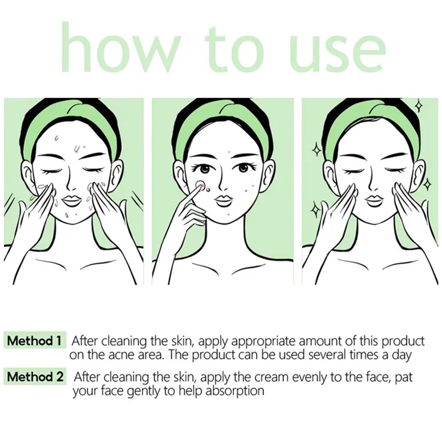 Anti Acne Face Cream, Spot Cream for Acne Treatment and Spot Treatment with Nicotinamide, Sodium Hyaluronate, Aloe, for Blackheads and Acne Prone Skin, Reduces Spot Size, Redness and Inflammation