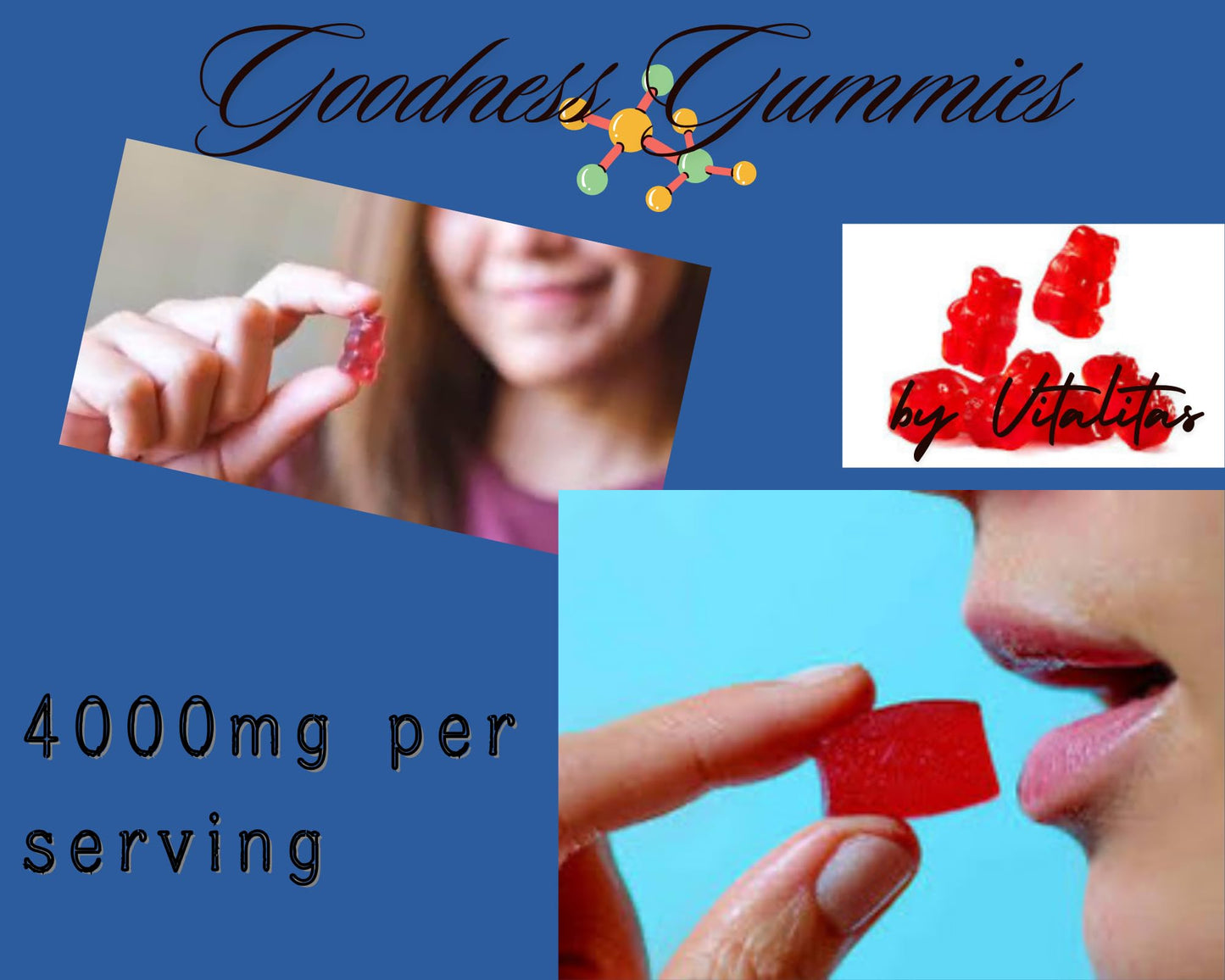 Generic Creatine Monohydrate, 4000 MG, 60 Vegan Gummies
