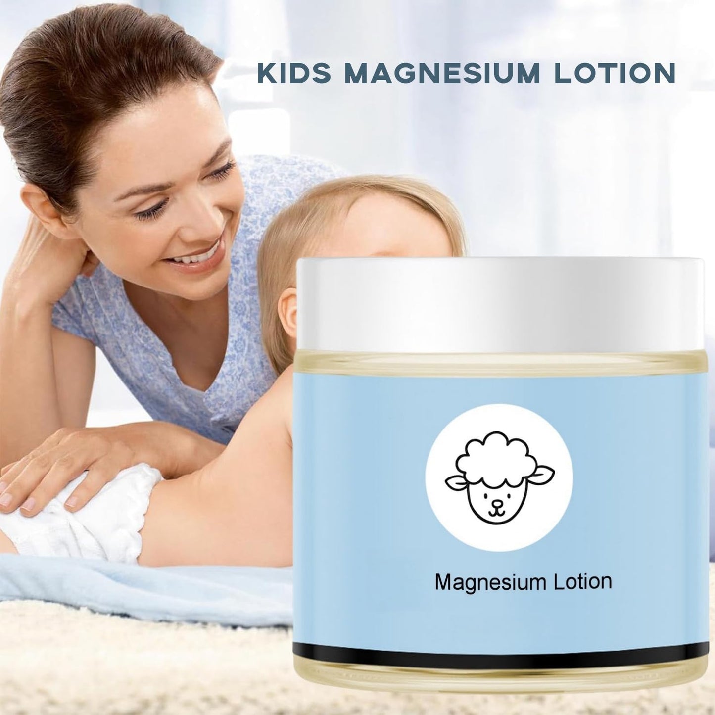 AINxtolm Sleep Ki-ds' Body Lotion,Magnesium Lotion for K-ids,Ba-by Bedtime Lotion,Magnesium Sleep Cream,Magn-esium Lot-ion for K-ids Sle-ep Calm,Skin Tightening Cream for Face,Ba-by Essentials for Newborn