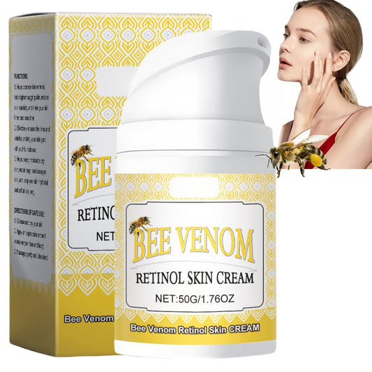 Oumun Bee Venom Retinol Skin Salve Ointment,Anti-Aging Firming Cream,Bee Venom Cre-am,Retinol Treatment Cr-eam,Sk-in Firming Wrinkle Reducing Crea-m,Face Crea-m,Wrinkle Removal C-ream,Skin Treatment Cream