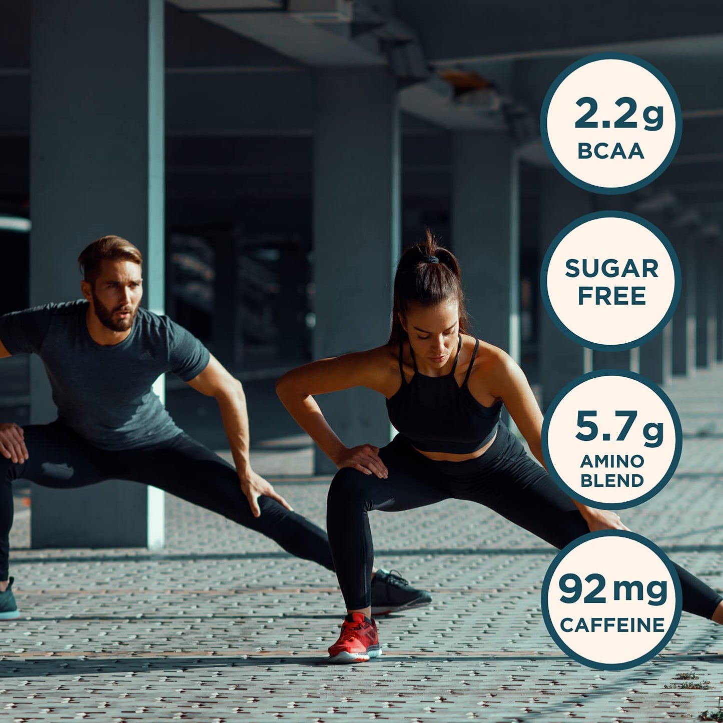 Kinetica PreFuel, Pre Workout, 5.7g Amino Acids & 2.2g BCAA's per Serving, 30 Servings, Citrus, 300g