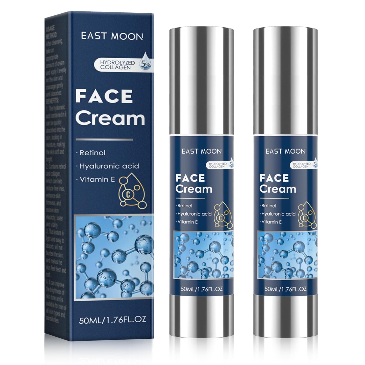 MADGININE 2 Bottles Of Particle Face Cream For Men Particle Man Particle For Men Eye Bag Treatment And Facial Lotion For All Skin Tones Wrinkle And Dark Spot Facial Moisturizer