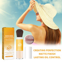 Asheyya 2 Pcs Scalp SPF Powder, SPF 50 Powder Sunscreen for Face, Natural Matte Lasting Breathable, All Skin